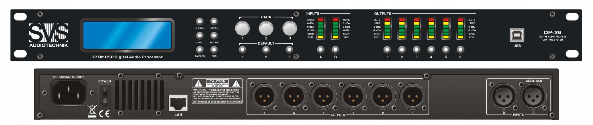 SVS Audiotechnik DP-26 Цифровой процессор: 2 входа 6 выходов в Бодайбо