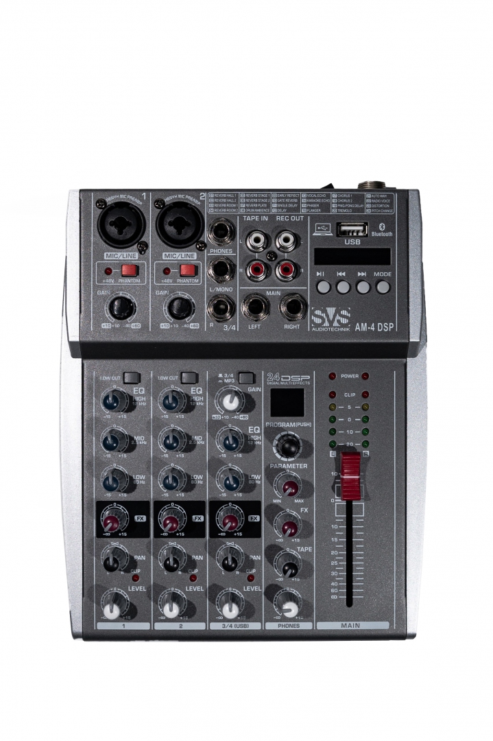 SVS Audiotechnik mixers AM-4 DSP Аналоговый микшерный пульт, 4-канала в Бодайбо