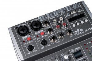 SVS Audiotechnik mixers AM-4 DSP Аналоговый микшерный пульт, 4-канала в Бодайбо